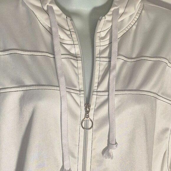 BEAUXART sportswear hooded athletic jacket, white from Europe in size XL - Picture 11 of 16